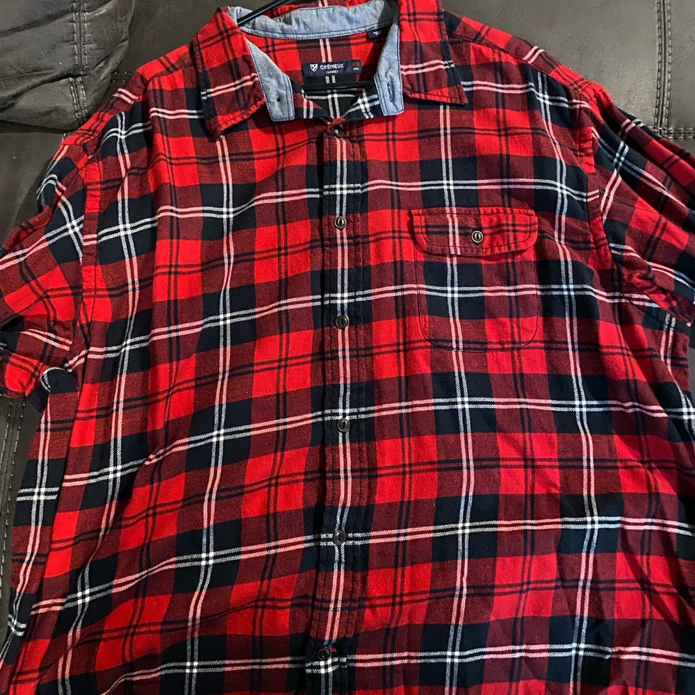 Cremiux long sleeve flannel shirt